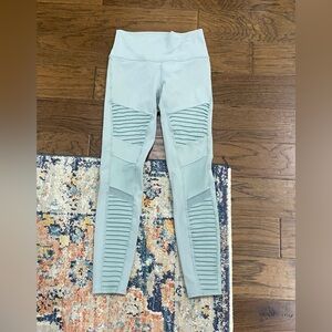 Alo Yoga Moto Leggings M Blue